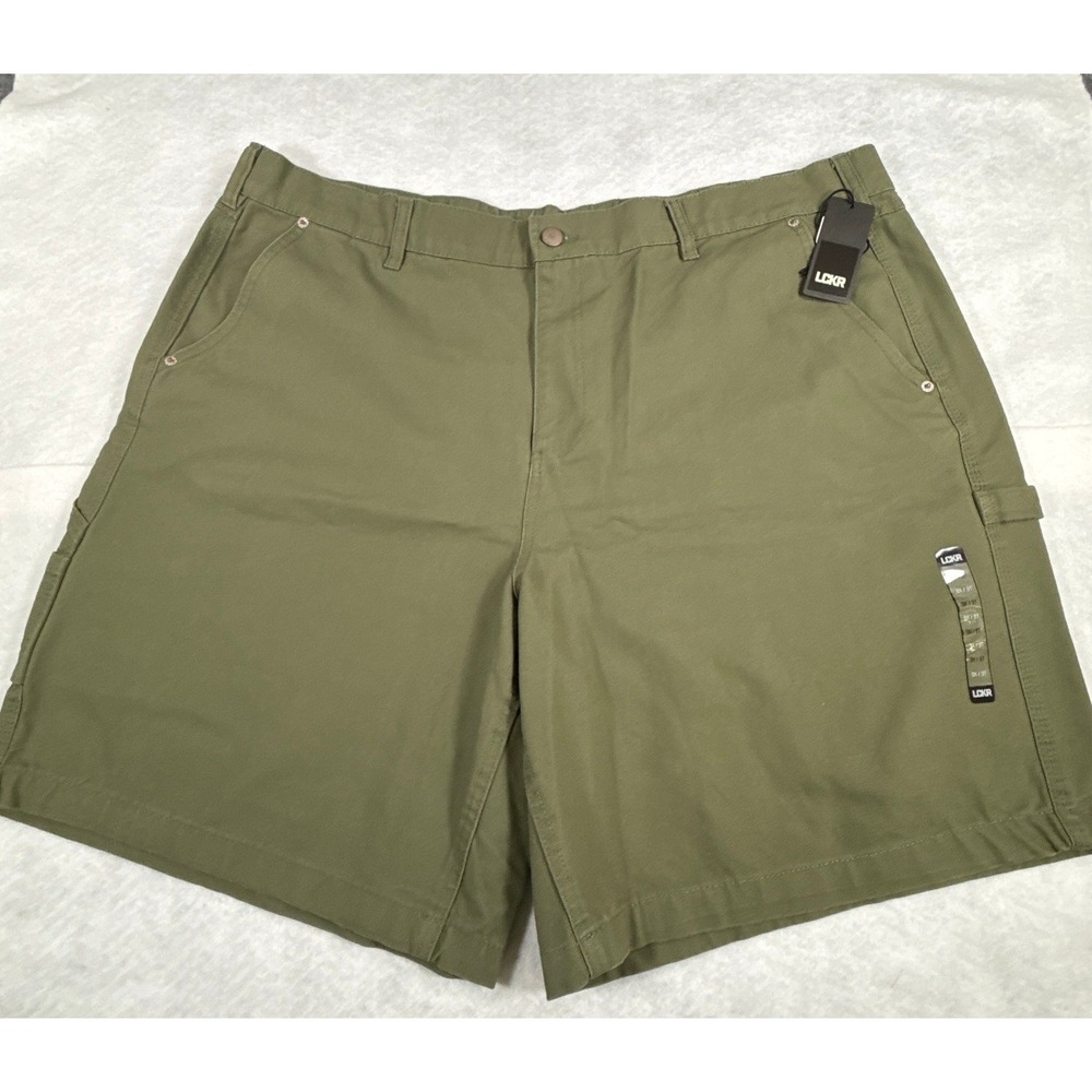 LCKR Lajoie Cargo Shorts Mens 3XL 48-50 Green Utility Casual Stretch NWT